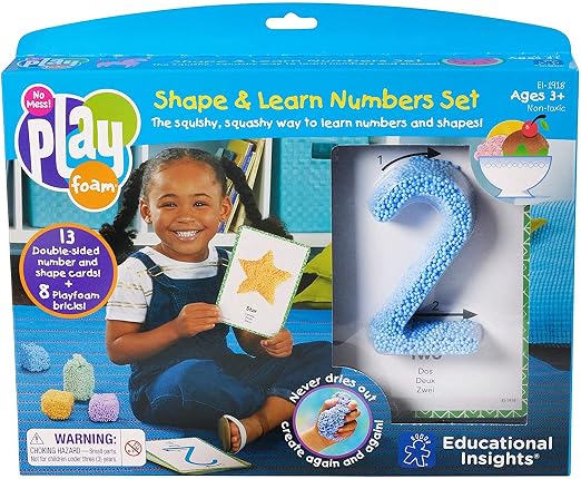 Learning Resources Playfoam Shape & Learn Numbers  Set
