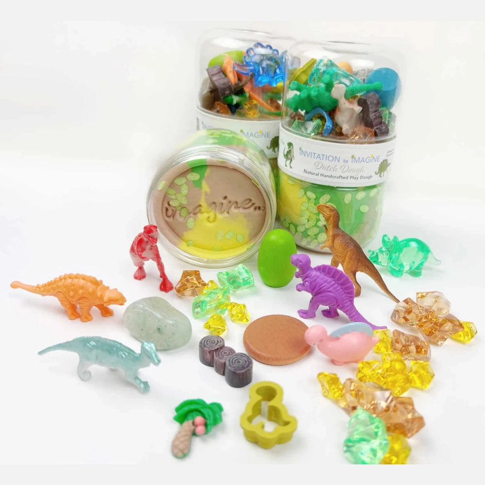 Dutch Dough Invitation To Imagine Play Pot - Dino