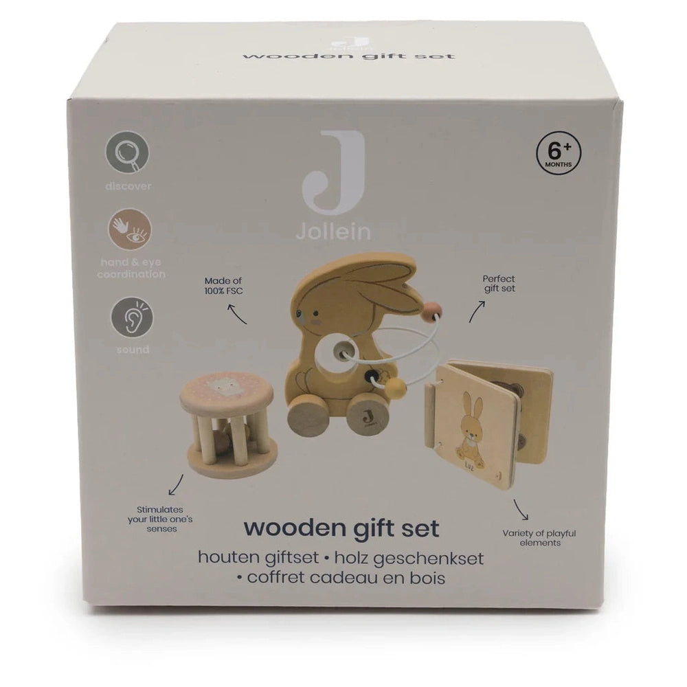 Jollein Houten Giftset - Bunny Luz