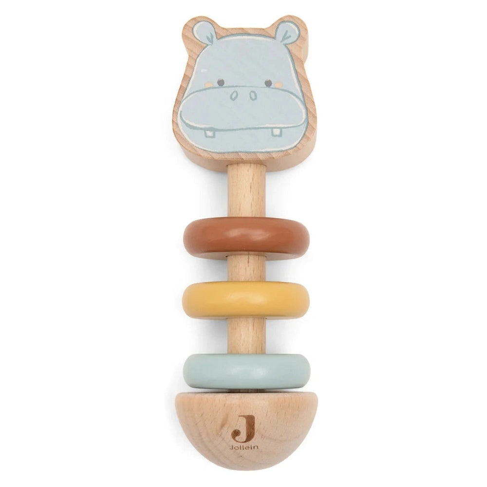 Jollein Houten Rammelaar - Hippo Happy