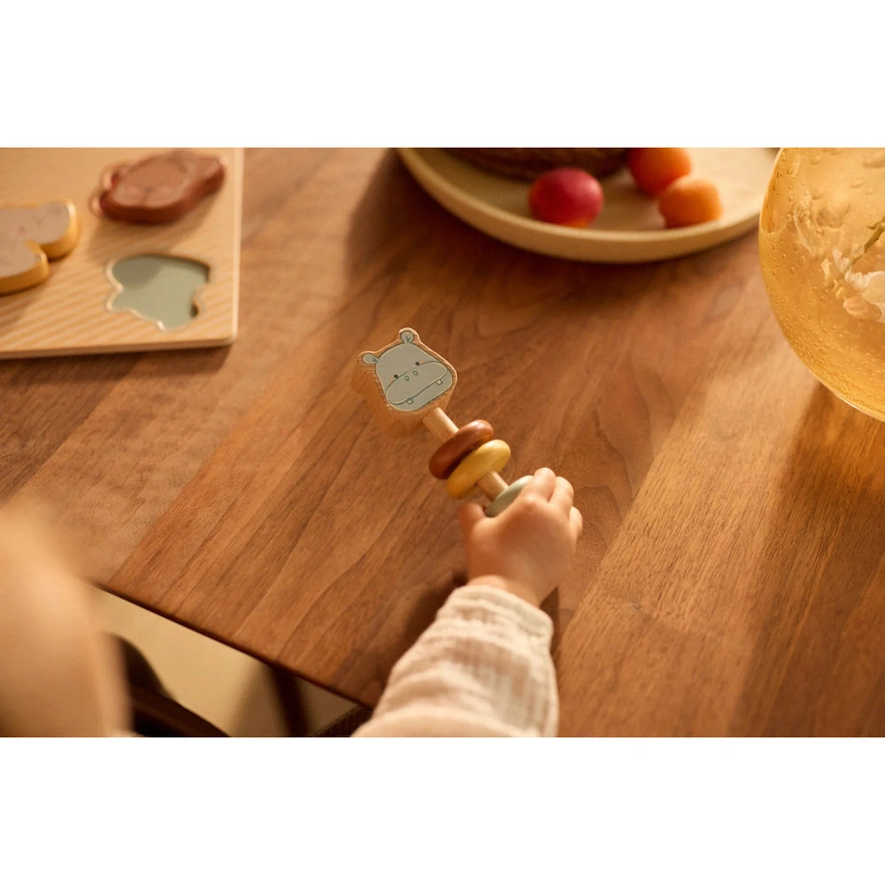 Jollein Houten Rammelaar - Hippo Happy