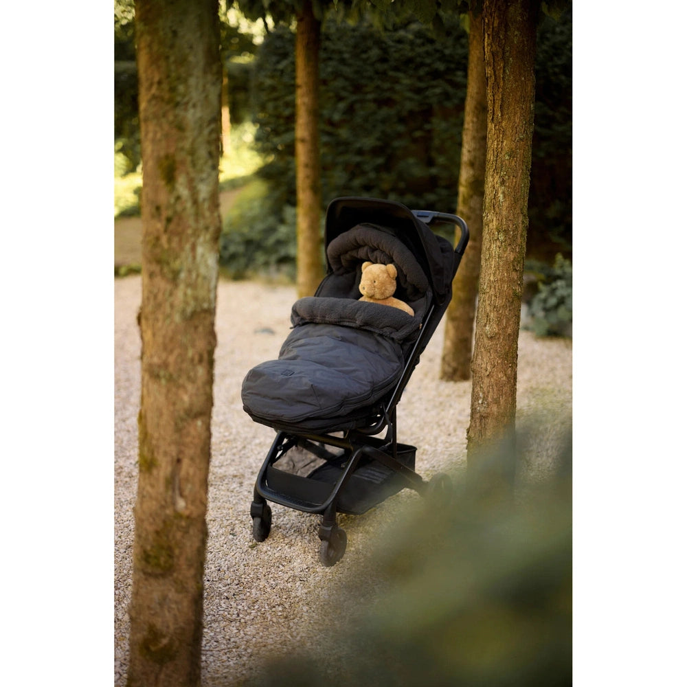 Jollein Voetenzak Buggy/Kinderwagen Embossed - Nearly Black