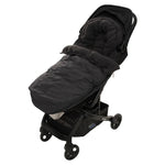 Jollein Voetenzak Buggy/Kinderwagen Embossed - Nearly Black