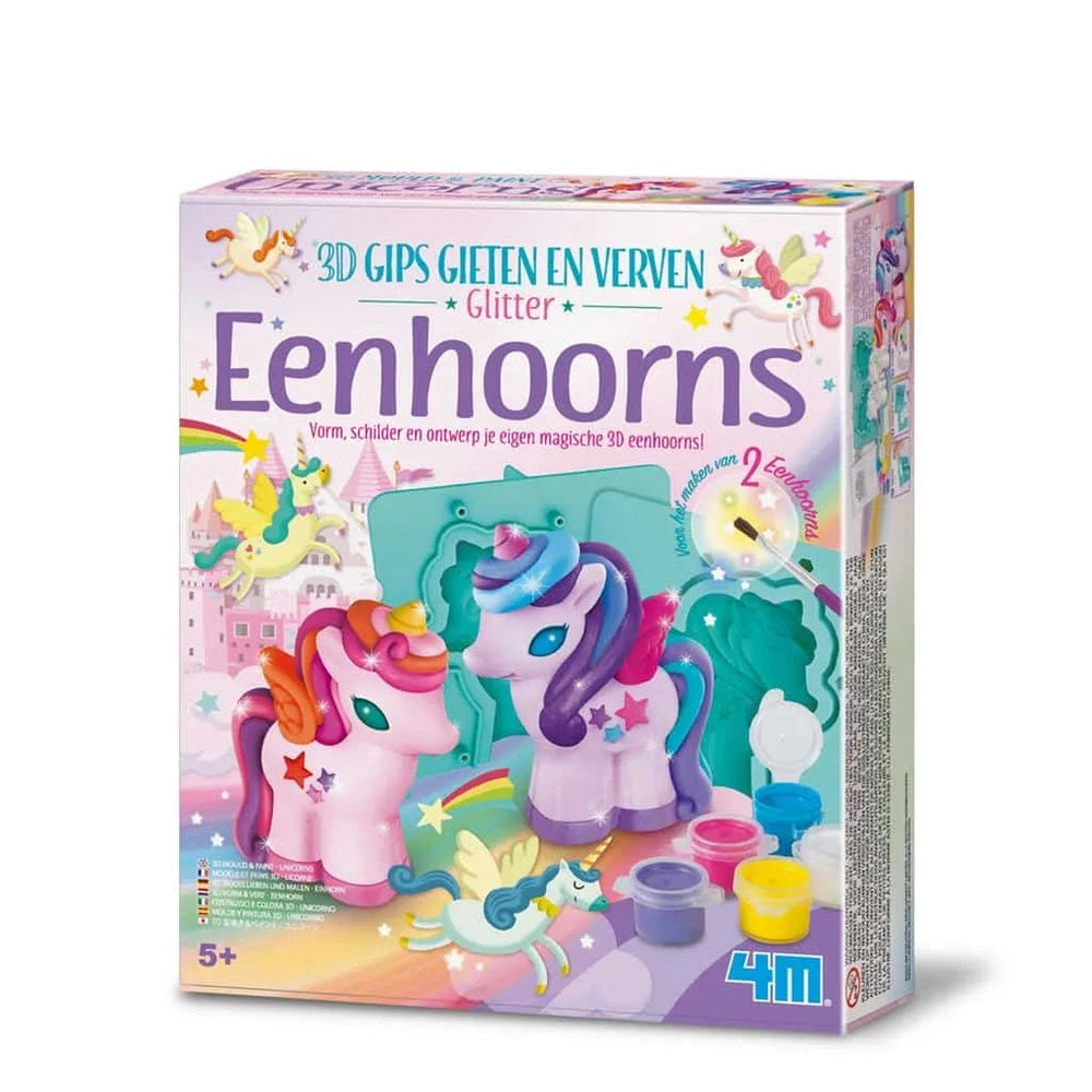 4M Gieten En Verven 3D - Eenhoorns