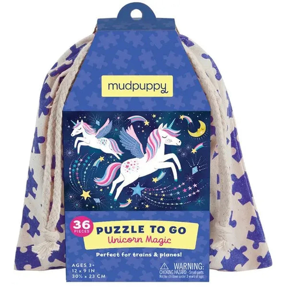 Mudpuppy Puzzle To Go - Unicorn
