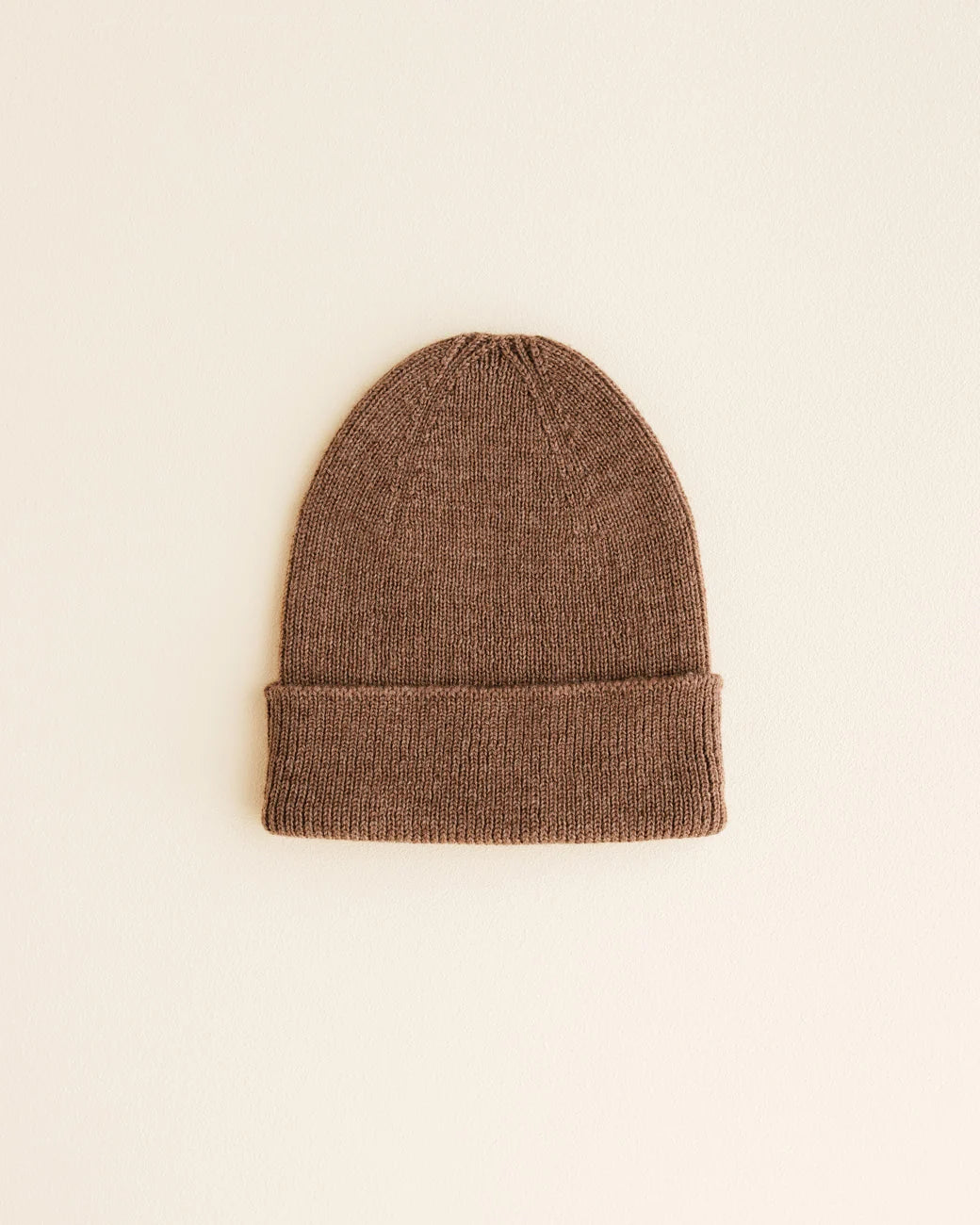 Hvid Beanie Fonzie - Mocha