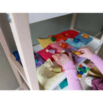 Pit&Play Sensorische Regenboog Pittenzakjes + Gratis Speeldoek Katoen Medium Fade Rainbow