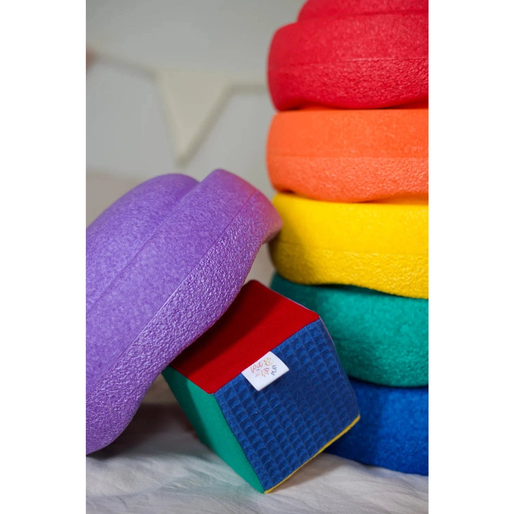 Pit&Play Regenboog Dobbelsteen