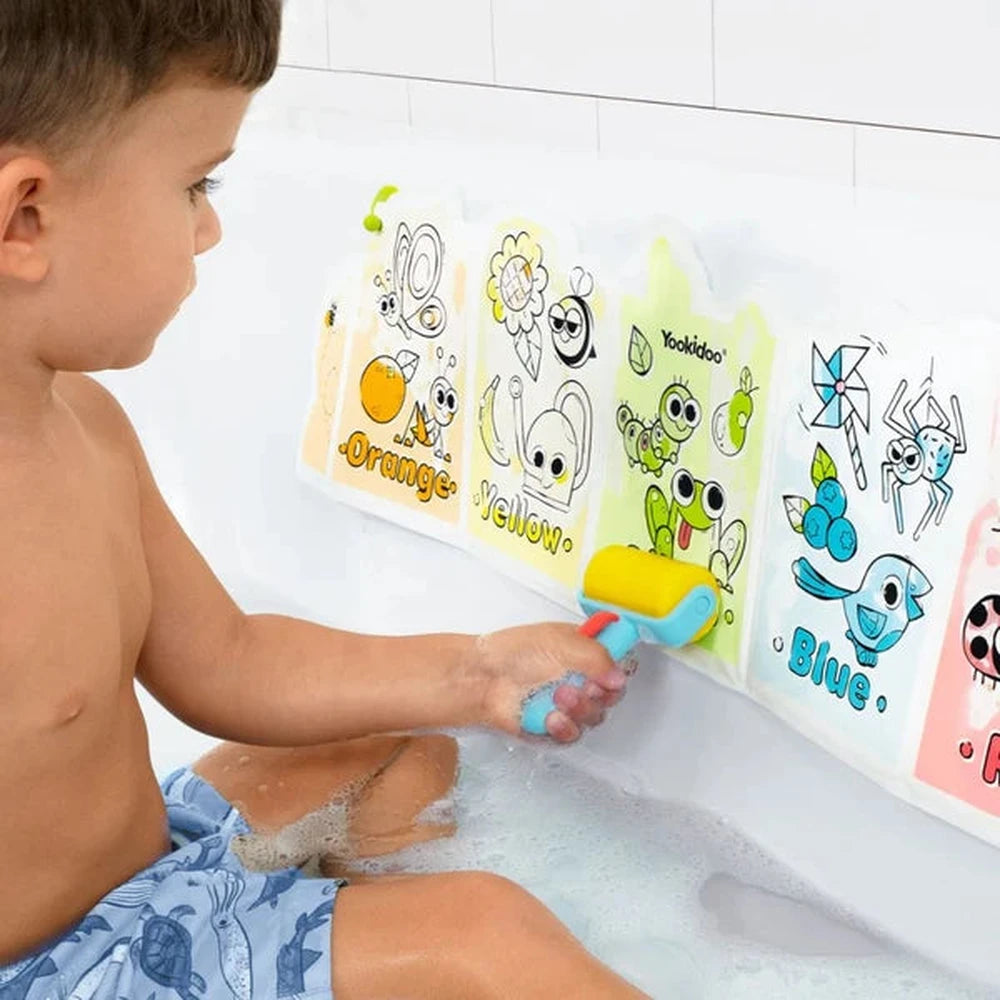Jouet de bain Yookidoo, livre magique Spray 'N' Roll