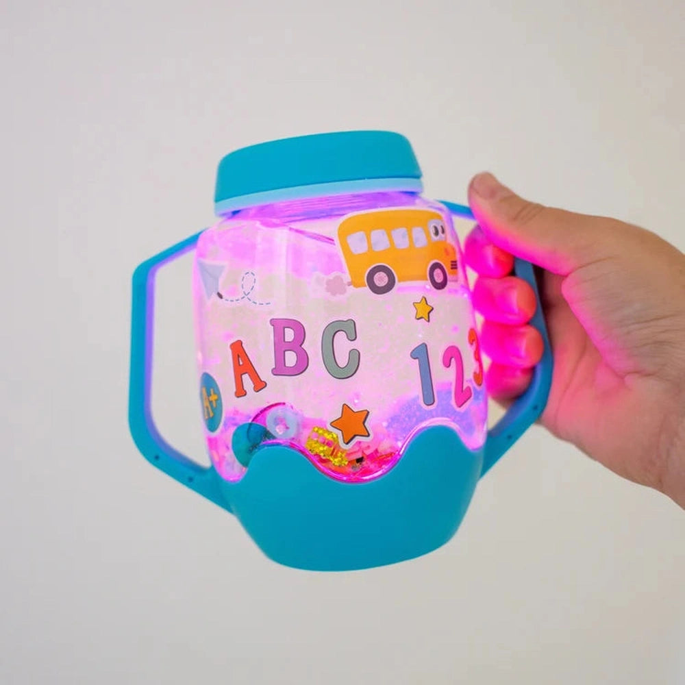 Glo Pals gobelet sensoriel DIY ABC - Bleu
