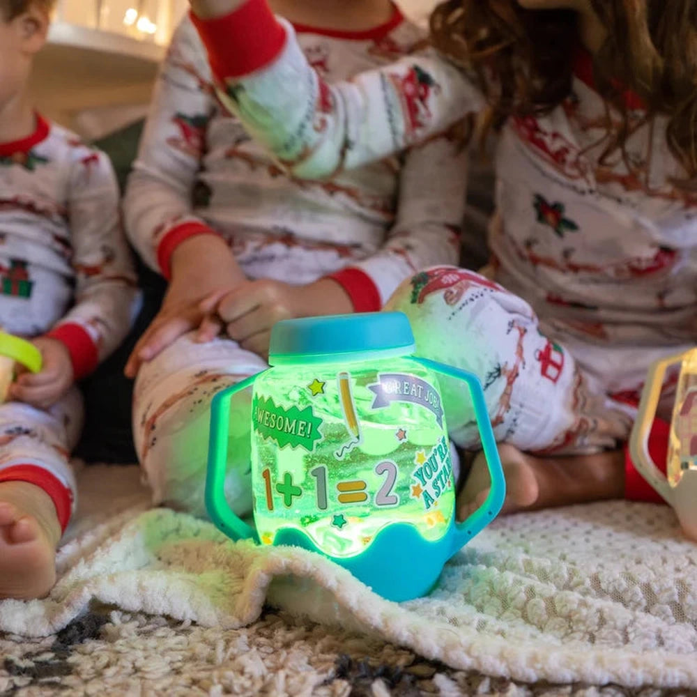 Glo Pals gobelet sensoriel DIY ABC - Bleu