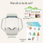 Glo Pals gobelet sensoriel DIY - boule à neige