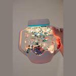 Glo Pals gobelet sensoriel DIY - boule à neige
