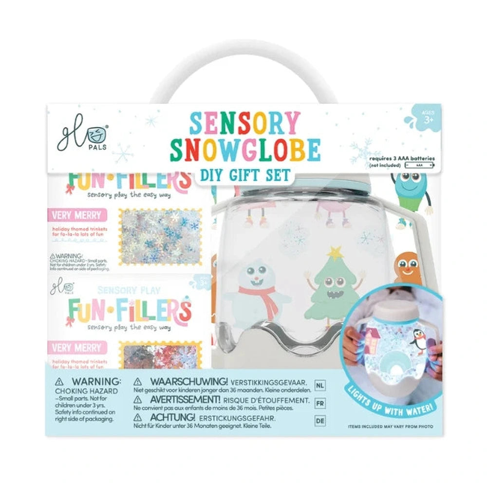 Glo Pals gobelet sensoriel DIY - boule à neige