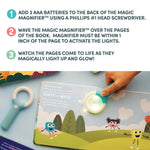 Livre lumineux interactif Glo Pals – Le jardin d’idées extraordinaires de Blair