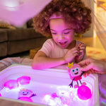 Jouets de bain lumineux Glo Pals Light Up Cubes, lot de 4 - Ida