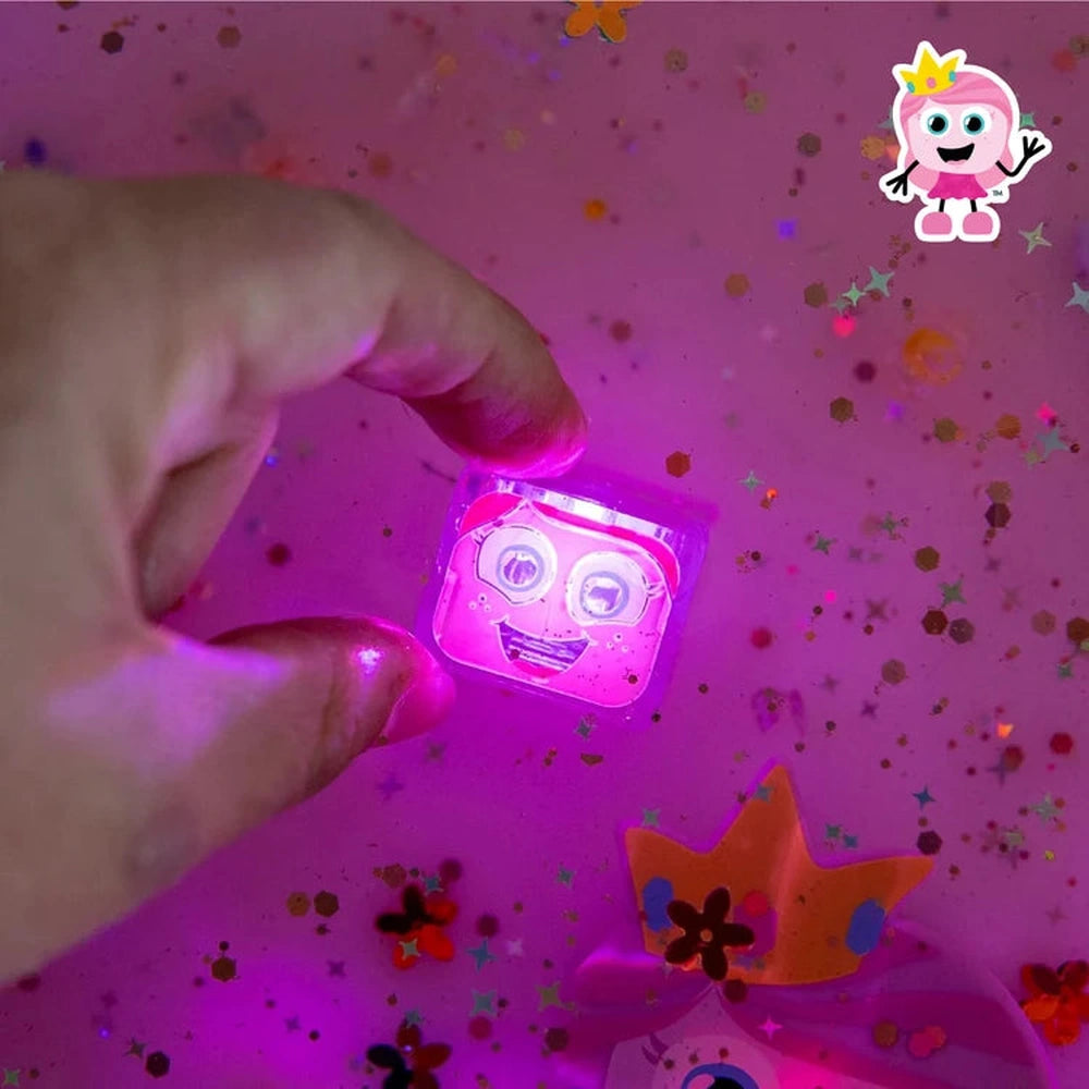 Jouets de bain lumineux Glo Pals Light Up Cubes, lot de 4 - Ida