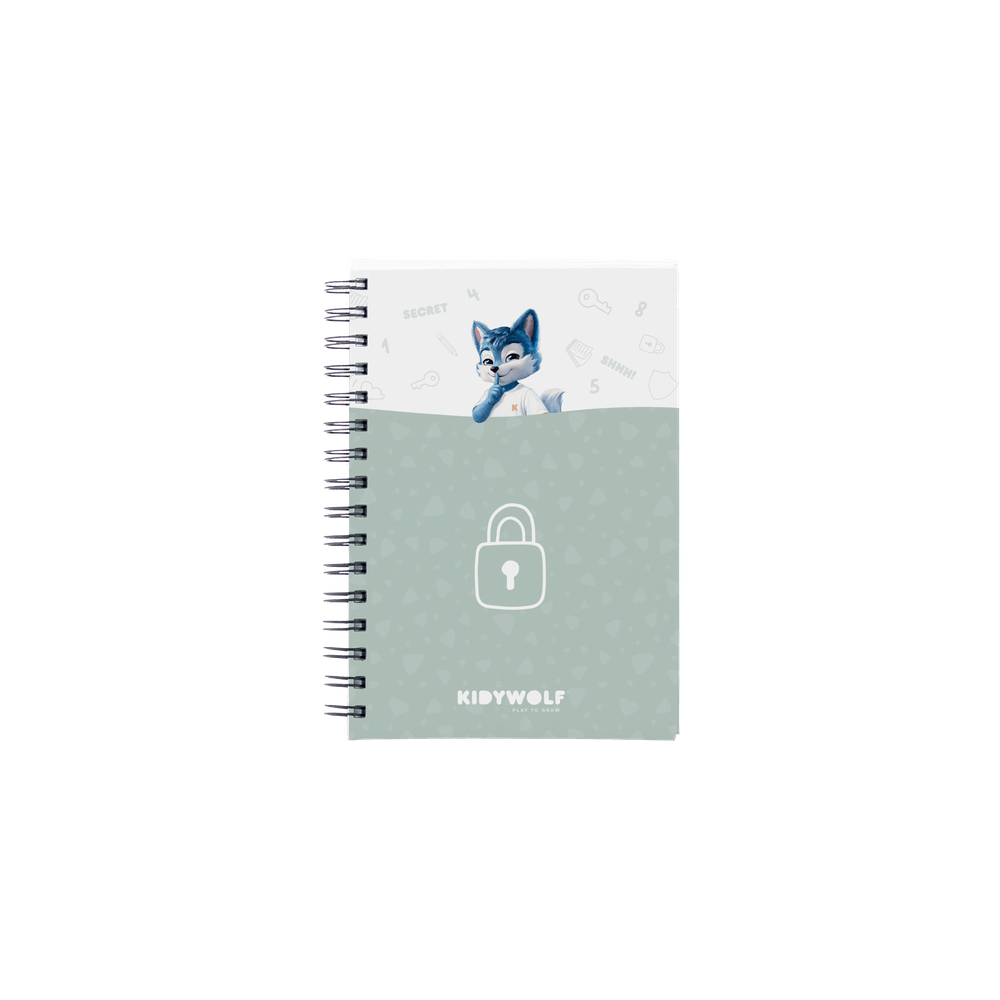 Kidywolf Geheim Dagboek Met Pincode & Spraakrecorder- Kidytreasure - Groen