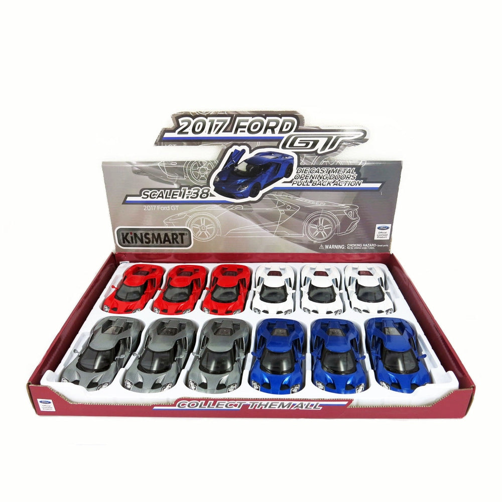 Kinsmart Metalen Modelauto Ford GT Pull Back