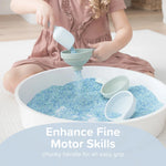 Inspire My Play Opvouwbare Trechters Voor Sensorisch Spel - Groen/Blauw