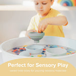 Inspire My Play Opvouwbare Trechters Voor Sensorisch Spel - Coral/Geel