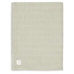 Jollein Wiegdeken Grain Knit 75x100cm - Olive Green/Velvet