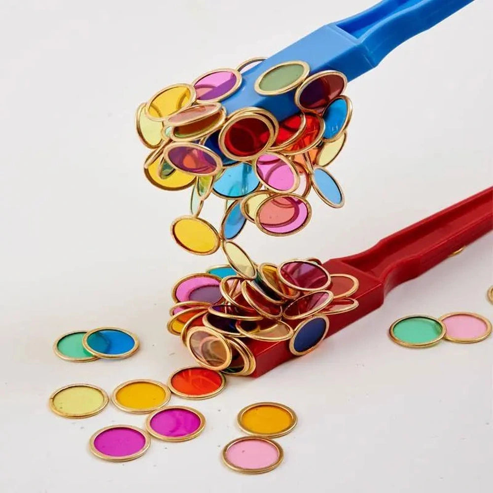 Shaw Magnets 2 Magnetische Toverstokken En 100 Gekleurde Muntjes