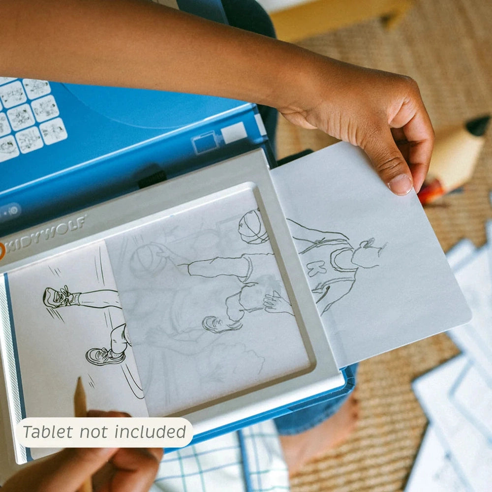 Kidywolf Refill KidydrawPad 30 Overtrektekeningen - Sports