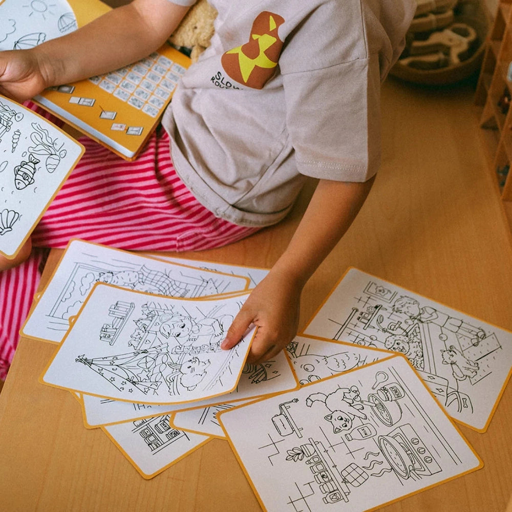 Kidywolf Refill KidydrawPad 30 Overtrektekeningen - Huisdieren