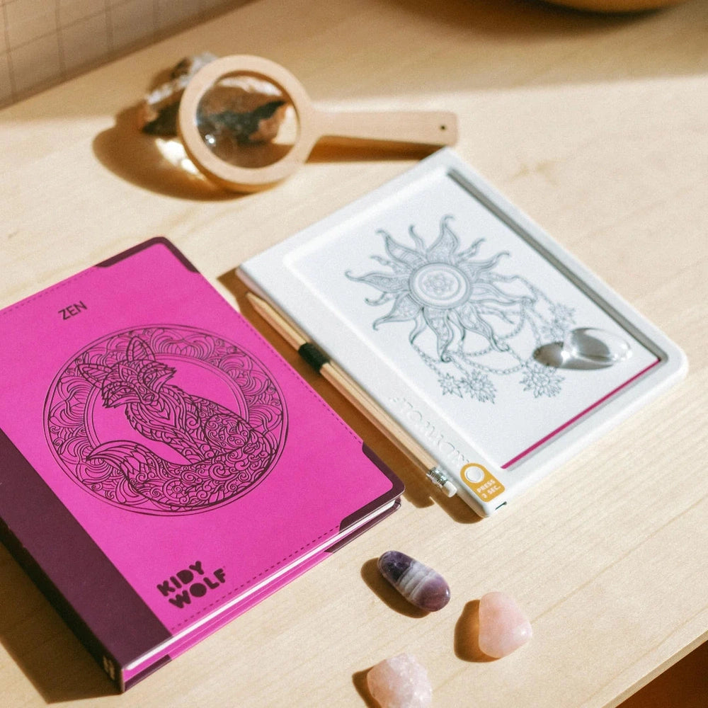 Kidywolf Refill KidydrawPad 30 Overtrektekeningen - Zen