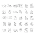 Kidywolf Refill KidydrawPad 30 Overtrektekeningen - Once Upon A Time