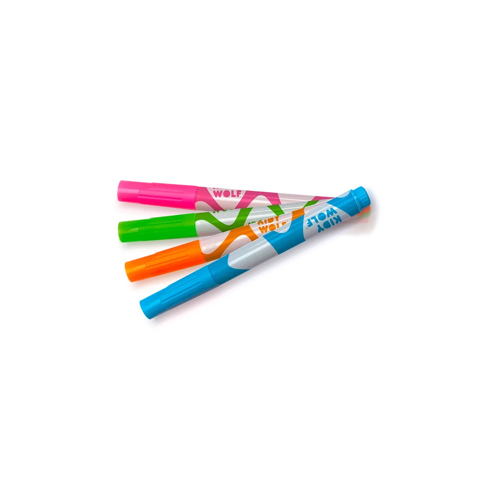 Kidywolf Kidymarkers Fluorescerende Stiften