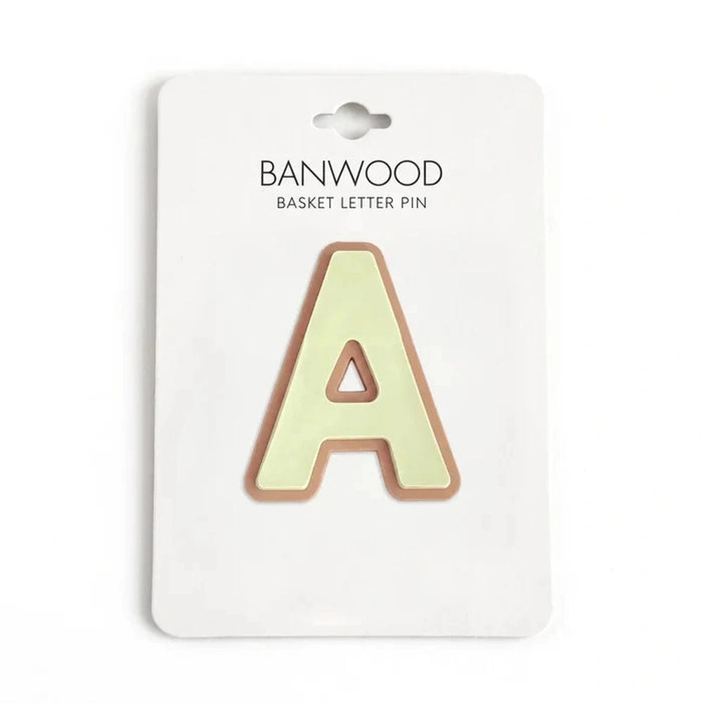 Banwood Basket Pins - Alphabet