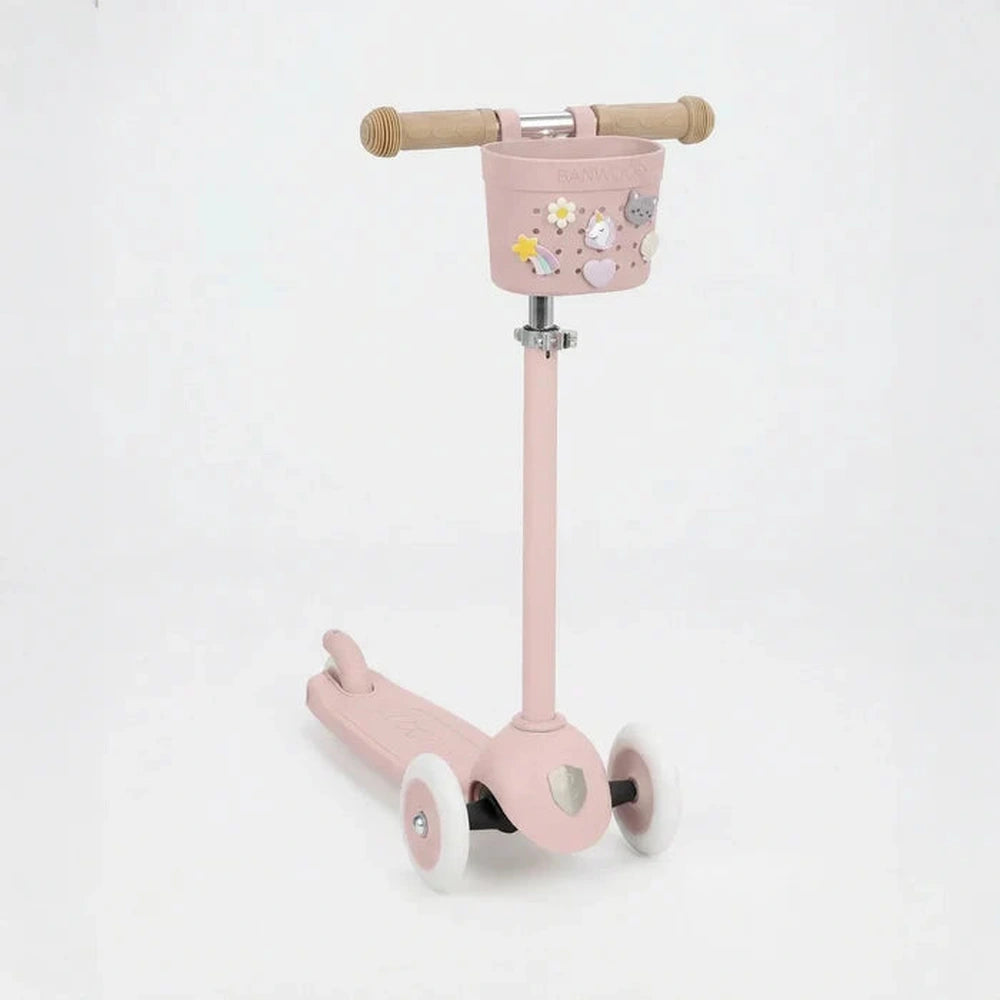 Banwood Pin&Ride Fietsmand - Faded Pink