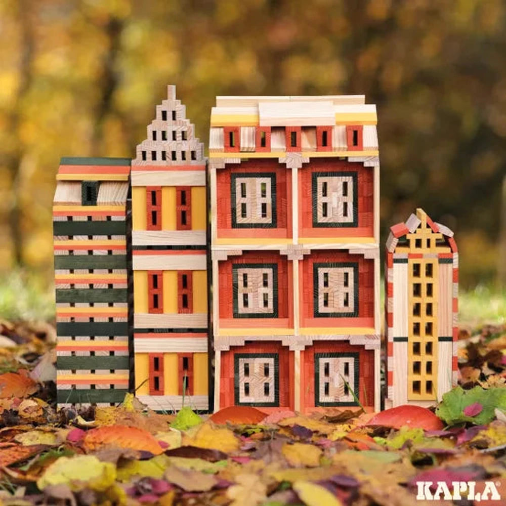 Kapla Plankjes 200 Box - Naturel En Herfstkleuren