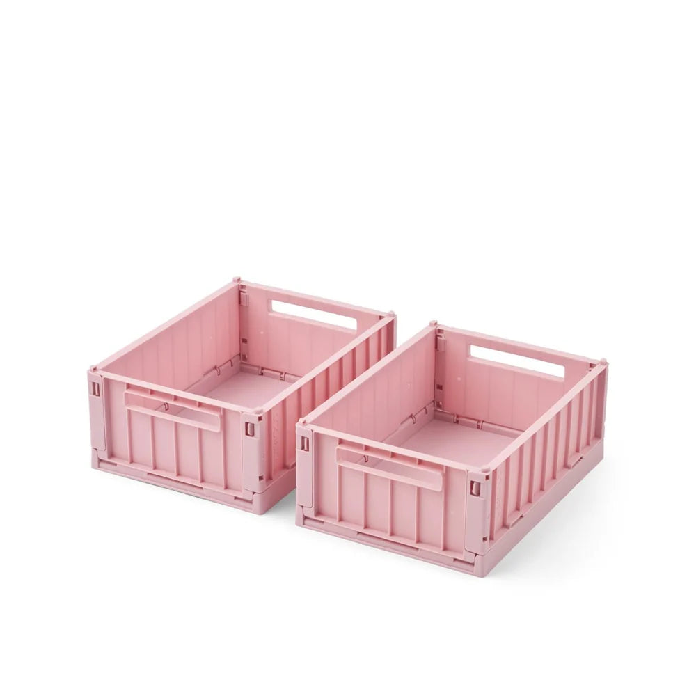 Liewood Weston Kleine Plooiboxen 2 Stuks - Roze