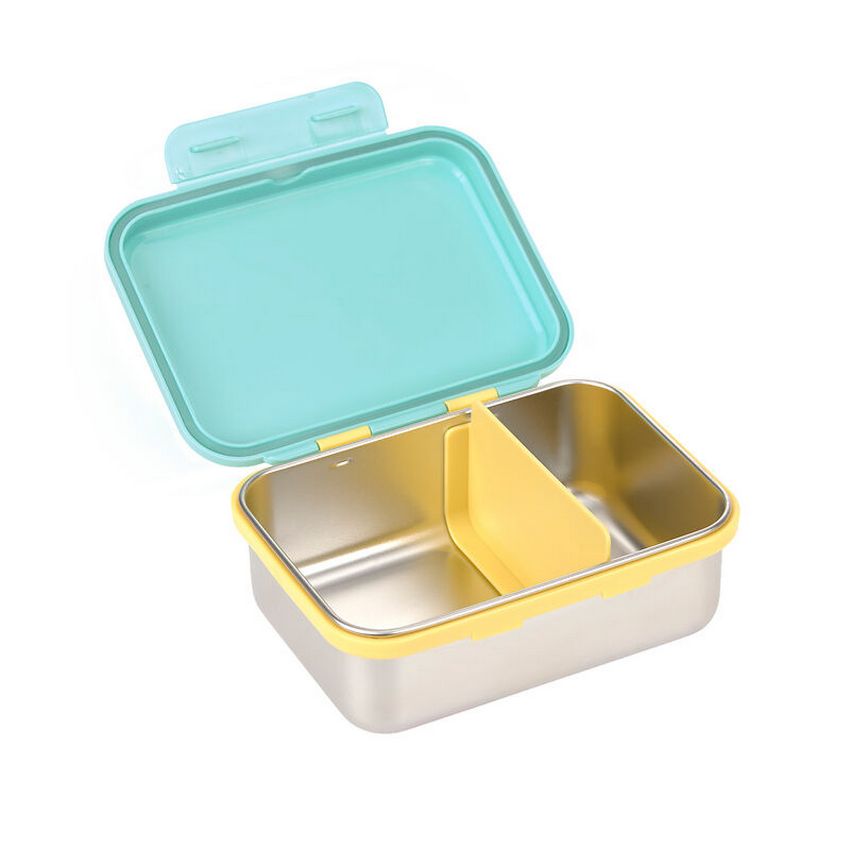 Lässig Lunchbox Stainless Steel SmileyWorld - Turquoise