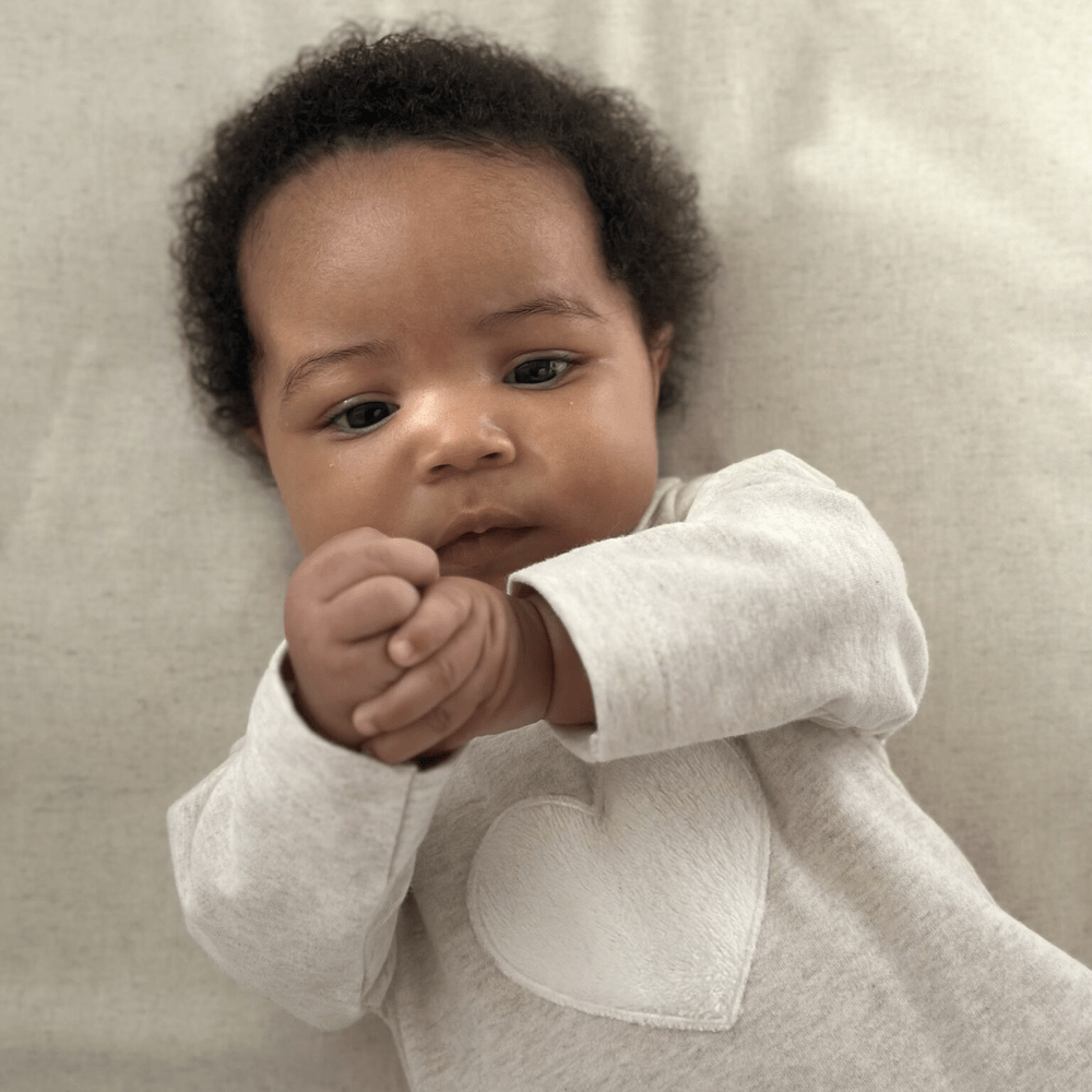 Living Nature - Babypakje Astrid - Ecru Hartje
