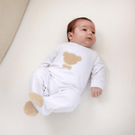 Living Nature - Babypakje Noa - Wit Teddy