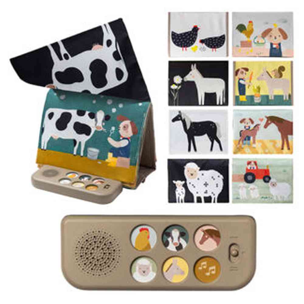 Taf Toys Easier Development - Farm Musical Tummy Time Book
