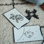 Kidywolf Kidydraw Mini Tekentablet REFILL - Galaxy / Dinosaurs