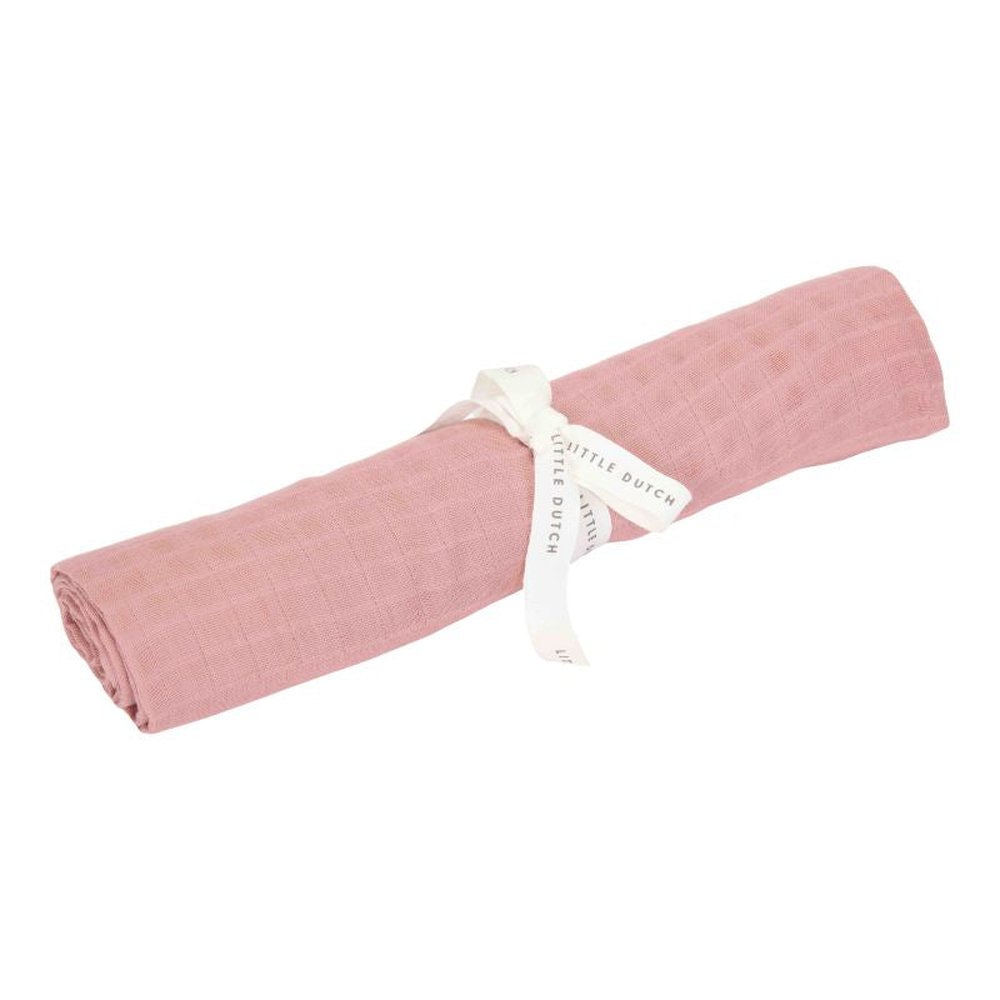 Little Dutch Hydrofiele Doek / Tetradoek / Swaddle doek 120x120 Cm - Pure Pink Blush