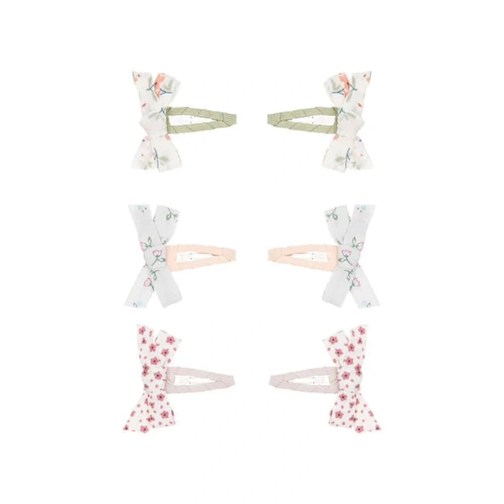 Mimi & Lula - Mini Floral Prairie Clic Clacs - Klemmetjes Met Strikje