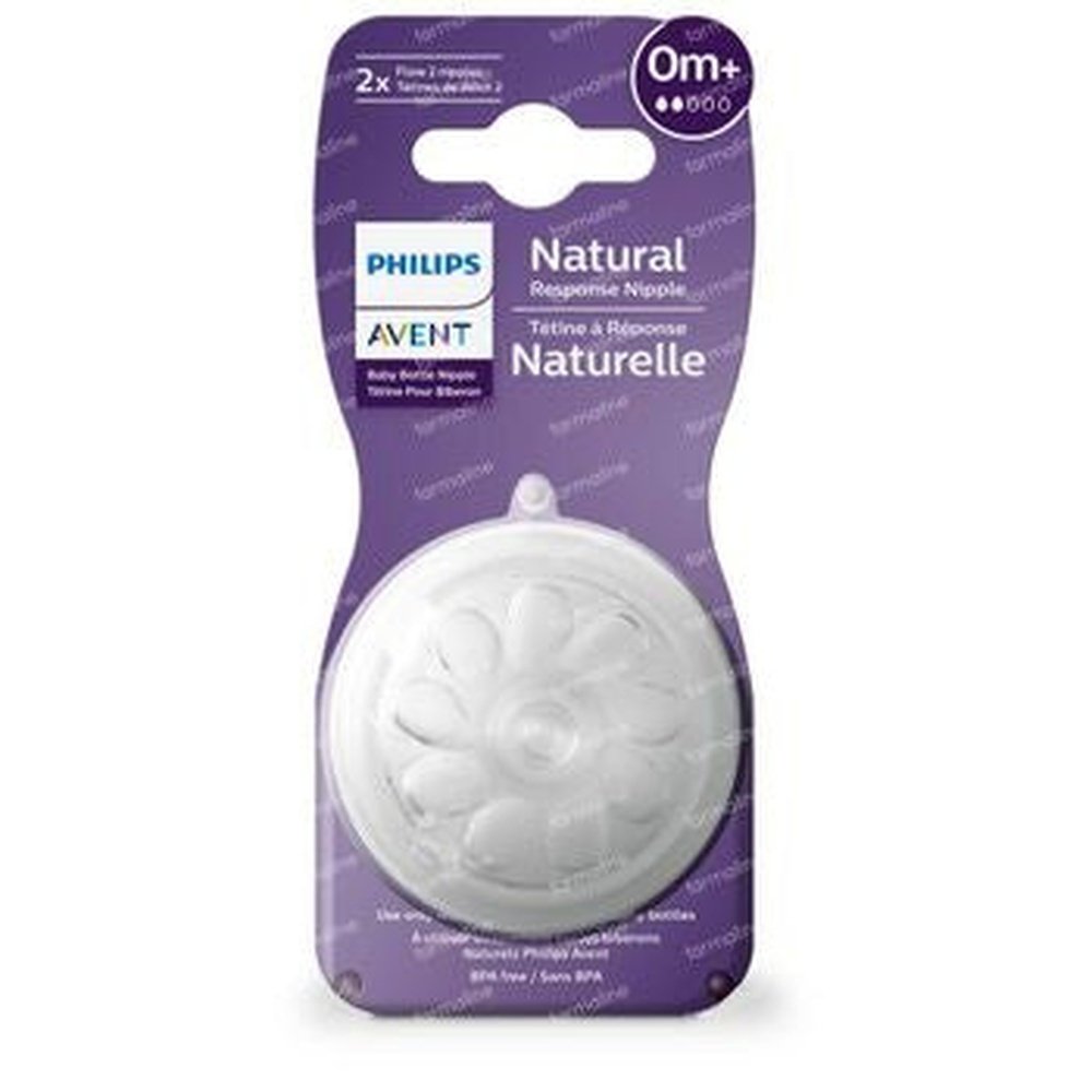 2 Avent spenen natural response 0m+