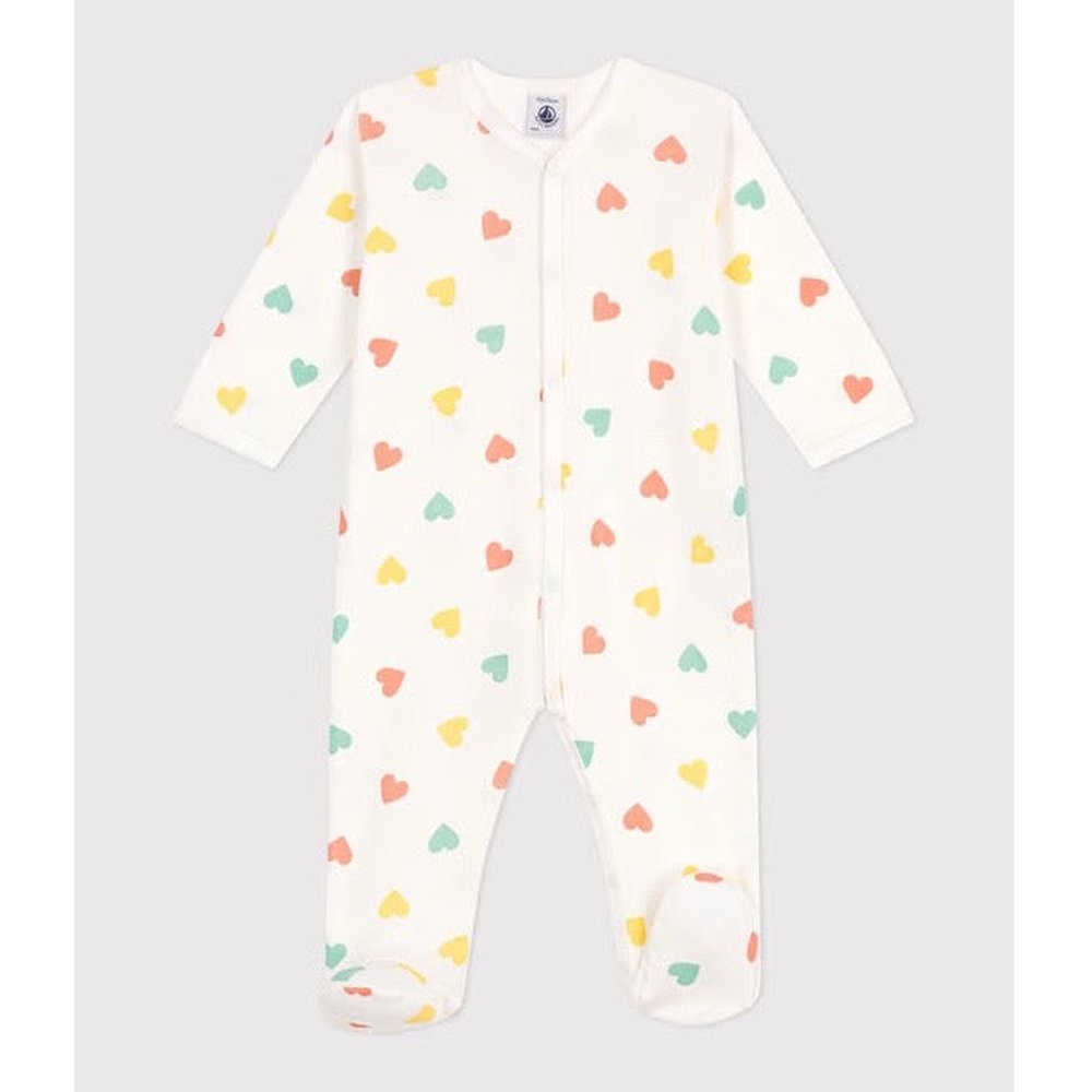 Petit Bateau Katoenen Babypyjama Met Hartjesprint