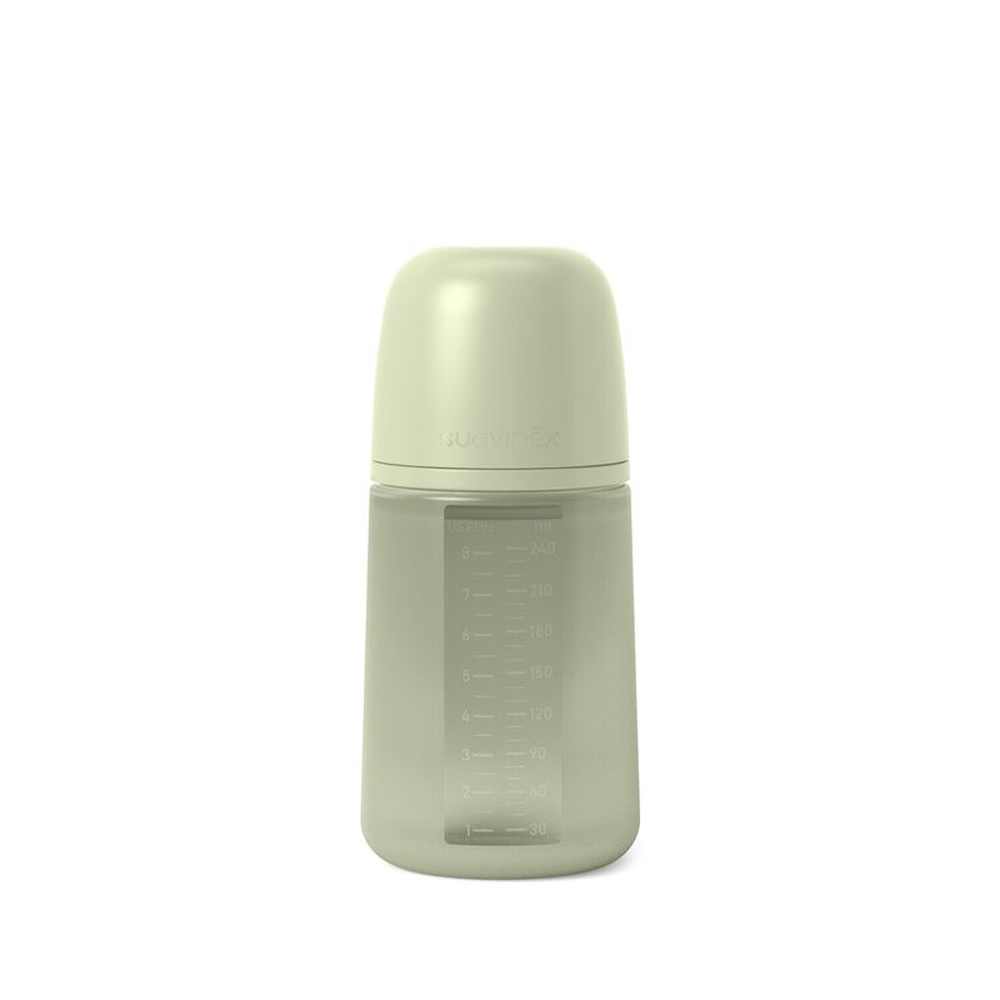 Suavinex - Siliconen Flexibele Zuigfles - 240ml - Groen