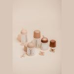 Suavinex Set Van 2 Medium Flow Spenen Voor De ZERO.ZERO Anti-koliek Zuigfles Almond