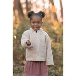 Little Dutch Cardigan - Sand Met Bloemetjes