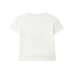 Laranjinha Katoenen T-Shirt Voor Kinderen "Let's Play Little Crab" - Off-White