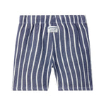 Laranjinha Gestreepte Zomer Shorts Voor Kinderen - Navy Blue